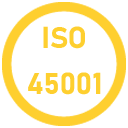 icone iso 45001 amarelo - Formação Especialista em GRO / PGR